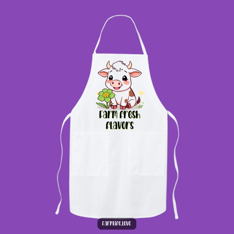 Funny Cow Chef's Apron: Hilarious Farm Animal Cooking Gift