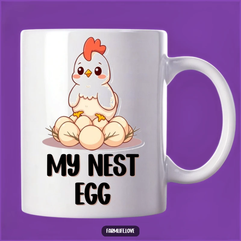 Funny Hen Mothering Mug: Protective Mother Bird Gift Idea