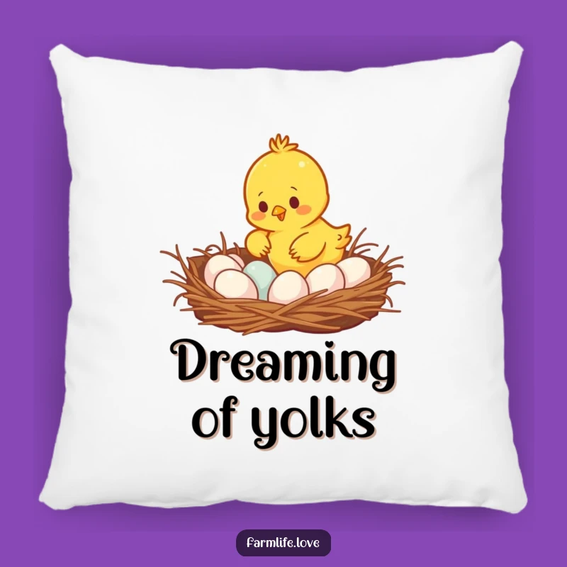 Funny Busy Chick Pillow - Cozy Humor for Your Nest, Perfect Gift!
