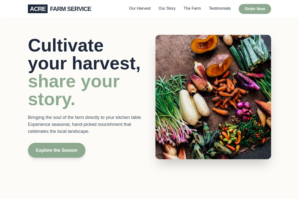 Acre Farm Food Service