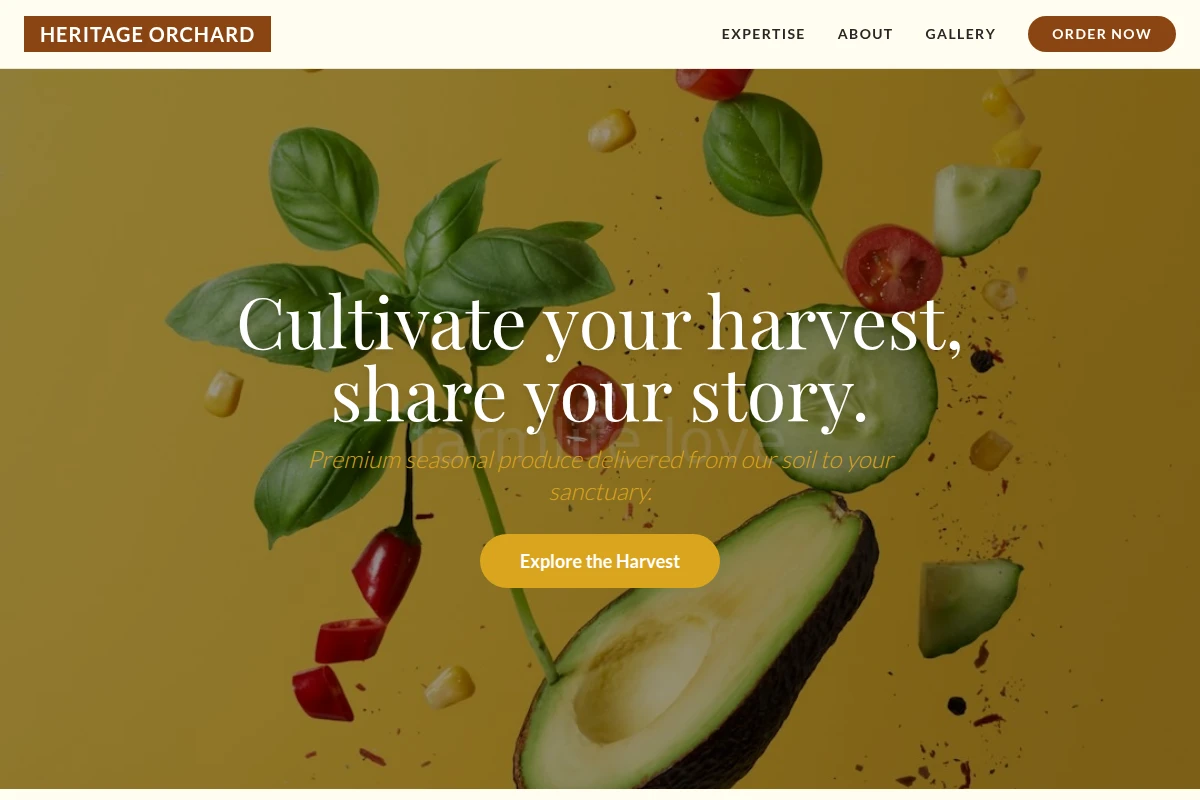 Rural Farm Food Service