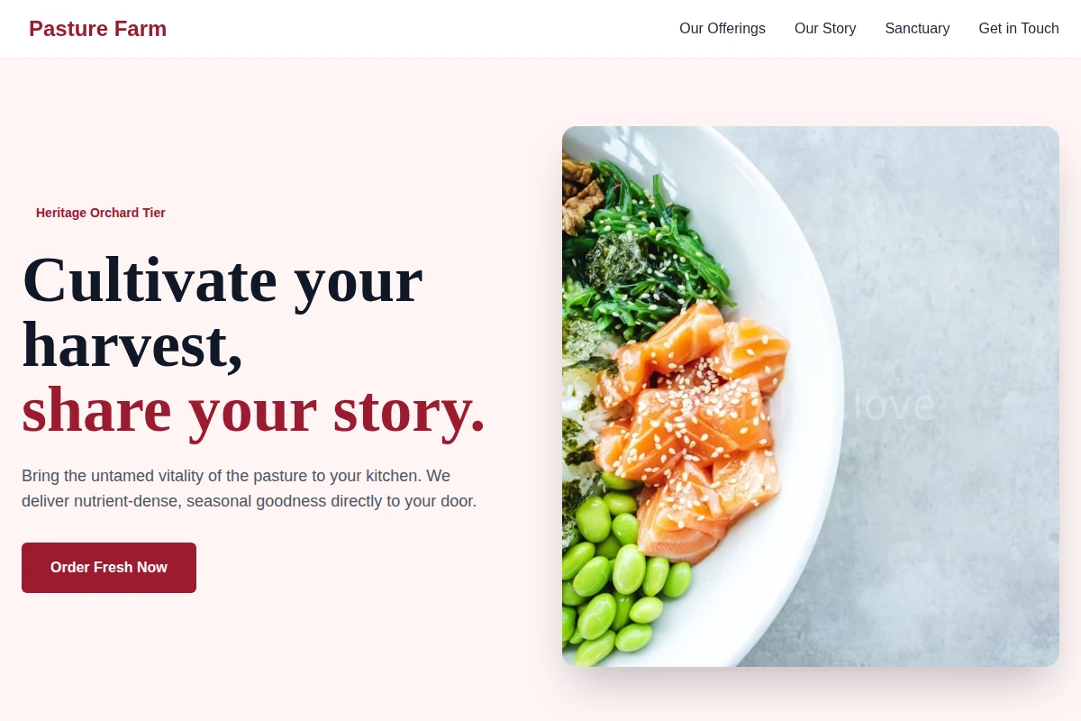 Pasture Farm Food Service