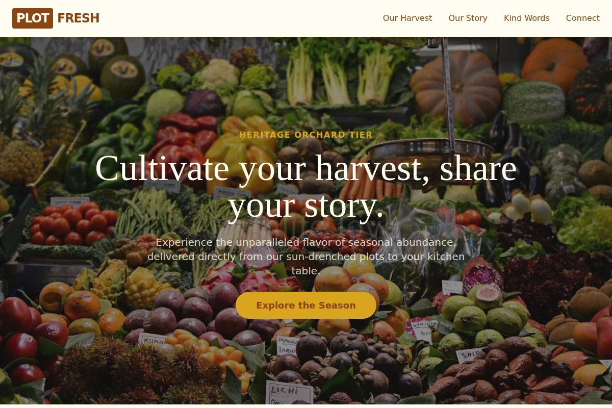 Plot Fresh Produce